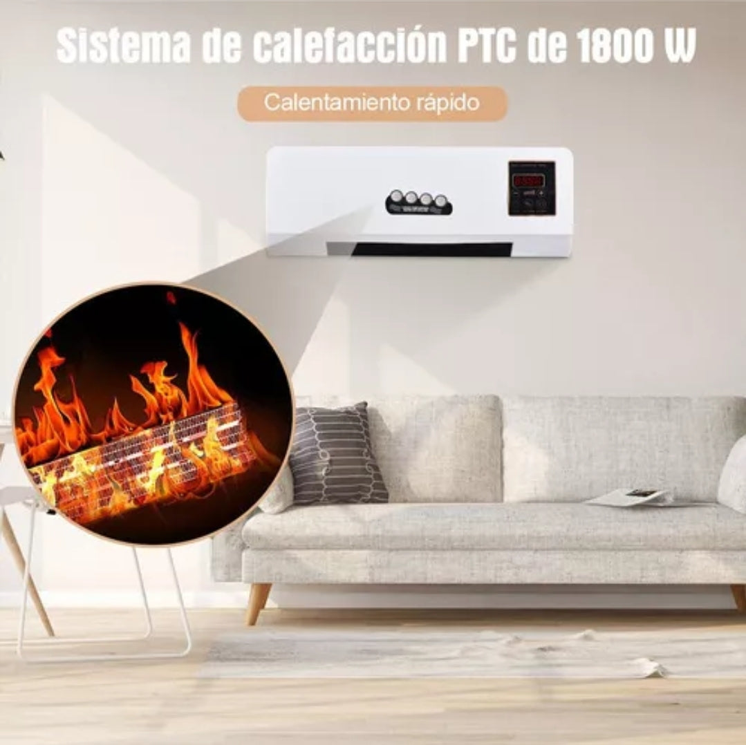 Calefactor de Pared Inteligente 2 en 1 – Calefacción + Ventilación