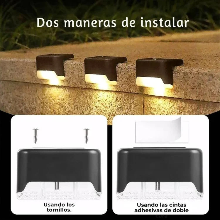 Lampara Solar de Borde x 4 Und