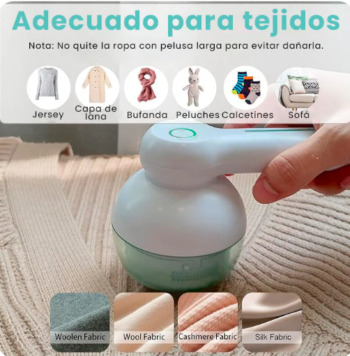 ✨ Removedor de Pelusas Recargable USB