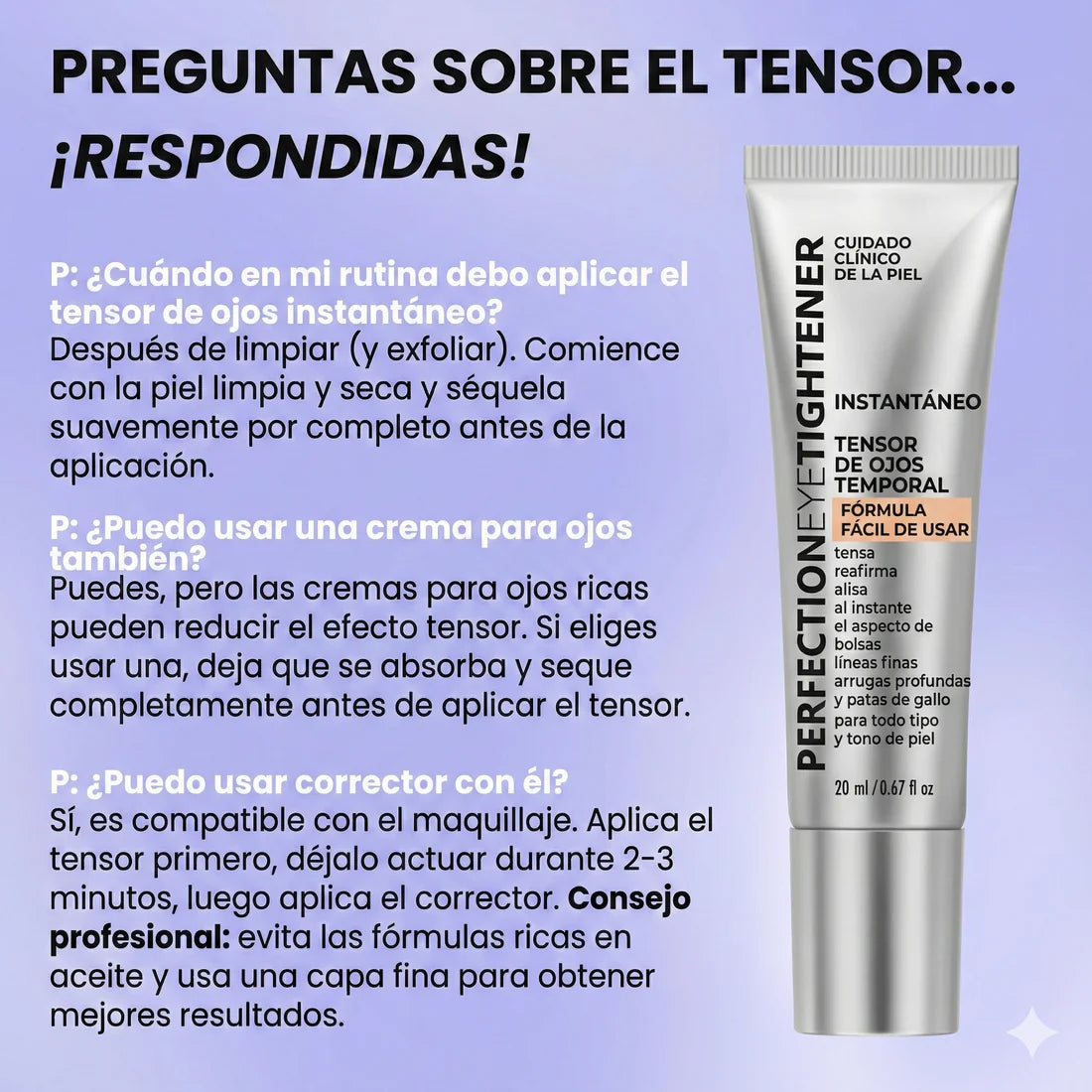 InfiniteLift - Gel tensor rejuvenecedor de ojos